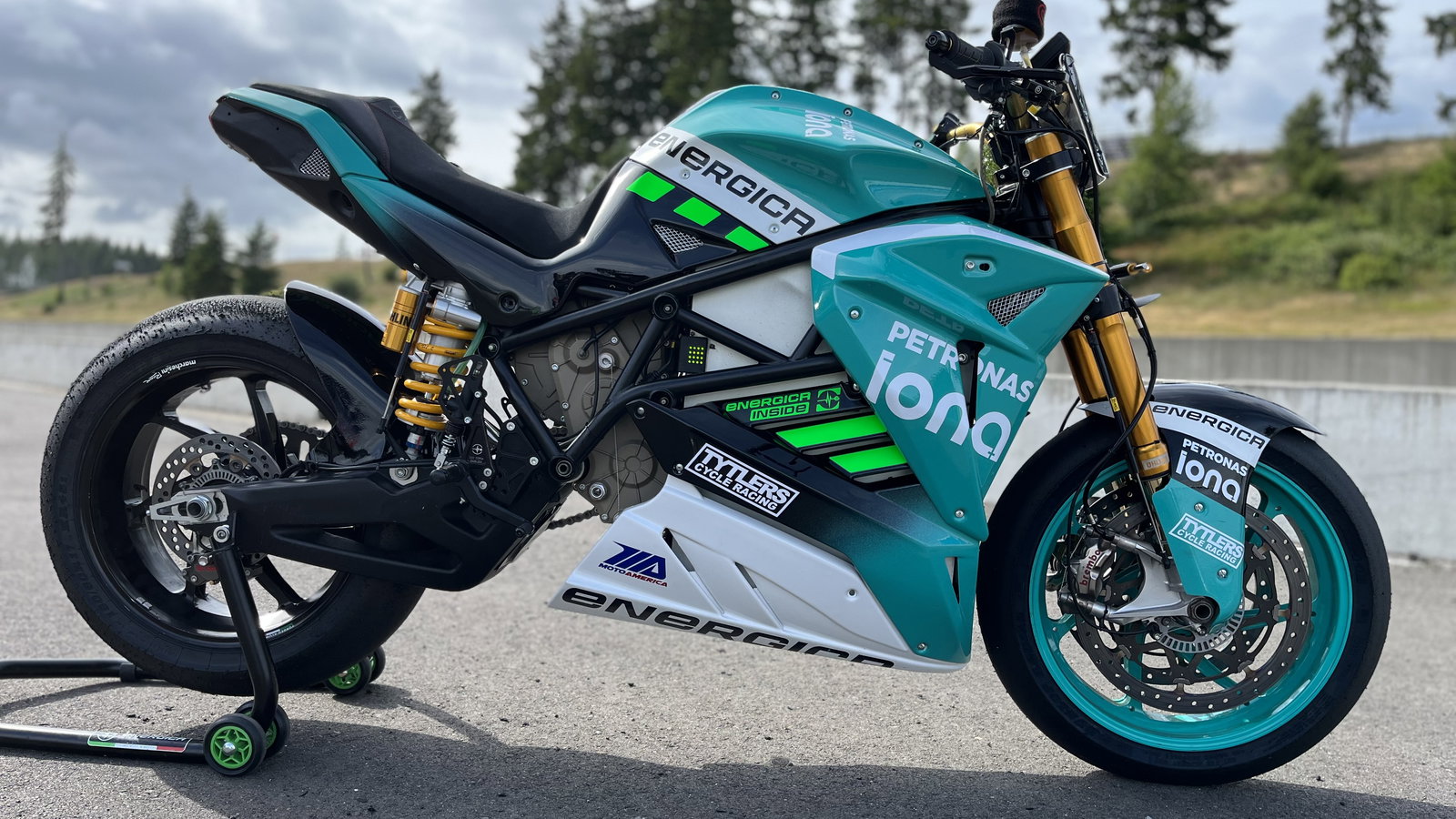 Tytlers Cycles Racing Petronas Lubricants Energica Eva Ribelle RS